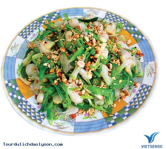 Gỏi tỏi đặc sản đảo Lý Sơn