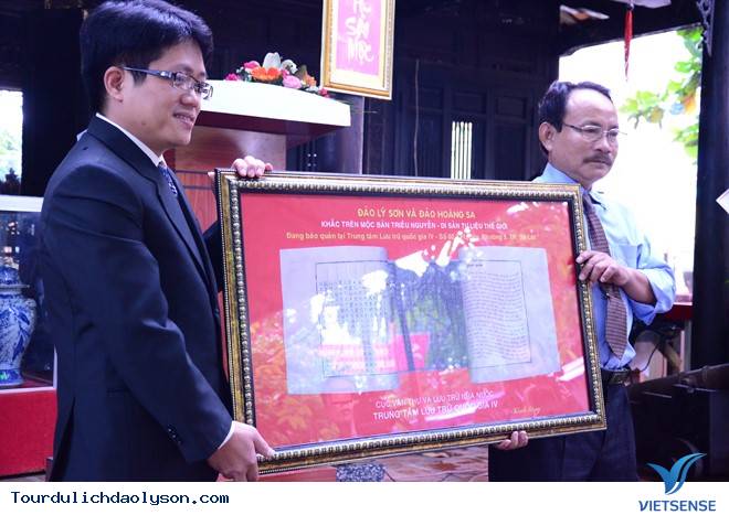 Tiếp nhận phiên bản mộc bản triều Nguyễn về đảo Lý Sơn và Hoàng Sa - Ảnh 2