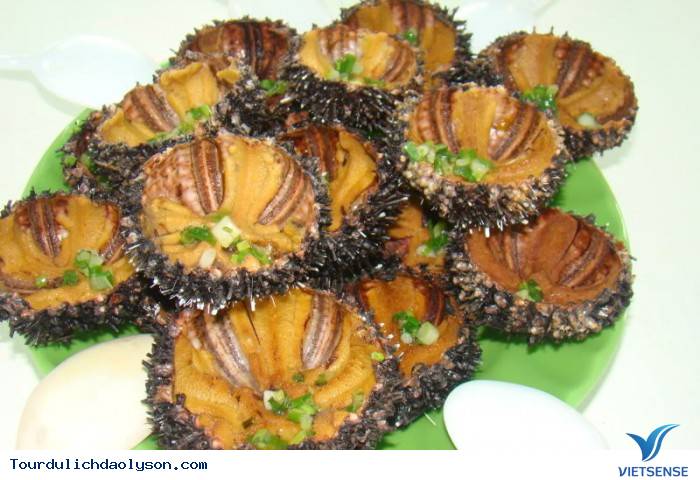 Nhum biển nướng mỡ hành