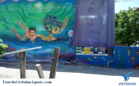 Bảo vệ rùa biển qua làng bích họa đảo Lý Sơn - Ảnh 3