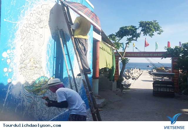 Đảo Bé sẽ có làng bích họa về biển đảo - Ảnh 1 Đảo Bé sẽ có làng bích họa về biển đảo - Ảnh 1