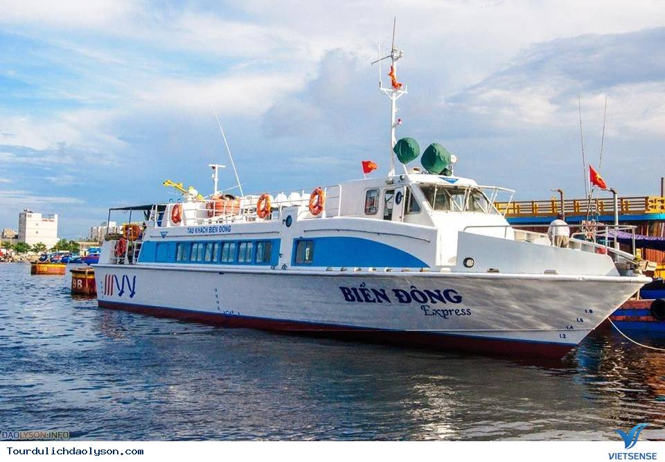 Lịch trình các tuyến tàu Sa Kỳ- Đảo lý sơn - Ảnh 1