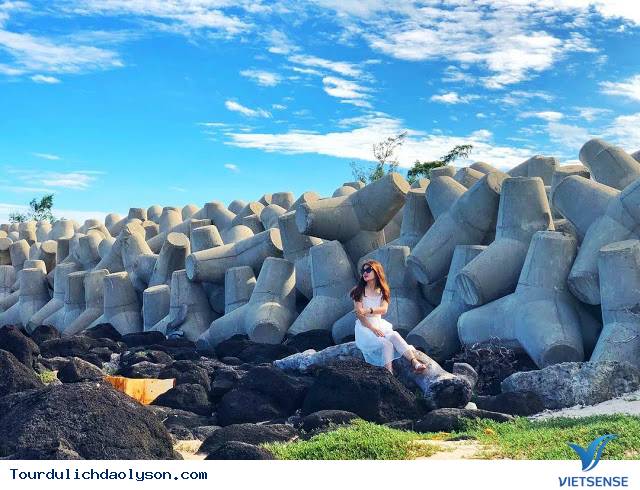 Bờ kè đảo bé Lý Sơn Bờ kè đảo bé Lý Sơn