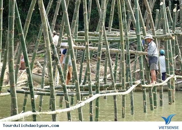 Mùa làm cầu tre ở Quảng ngãi - Ảnh 1
