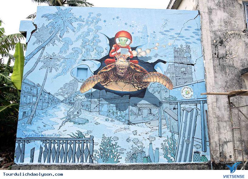 Rủ nhau tới làng bích họa An Bình – Lý Sơn, để ngâm mình cùng những bức hình kỳ quái - Ảnh 4 Rủ nhau tới làng bích họa An Bình – Lý Sơn, để ngâm mình cùng những bức hình kỳ quái - Ảnh 4